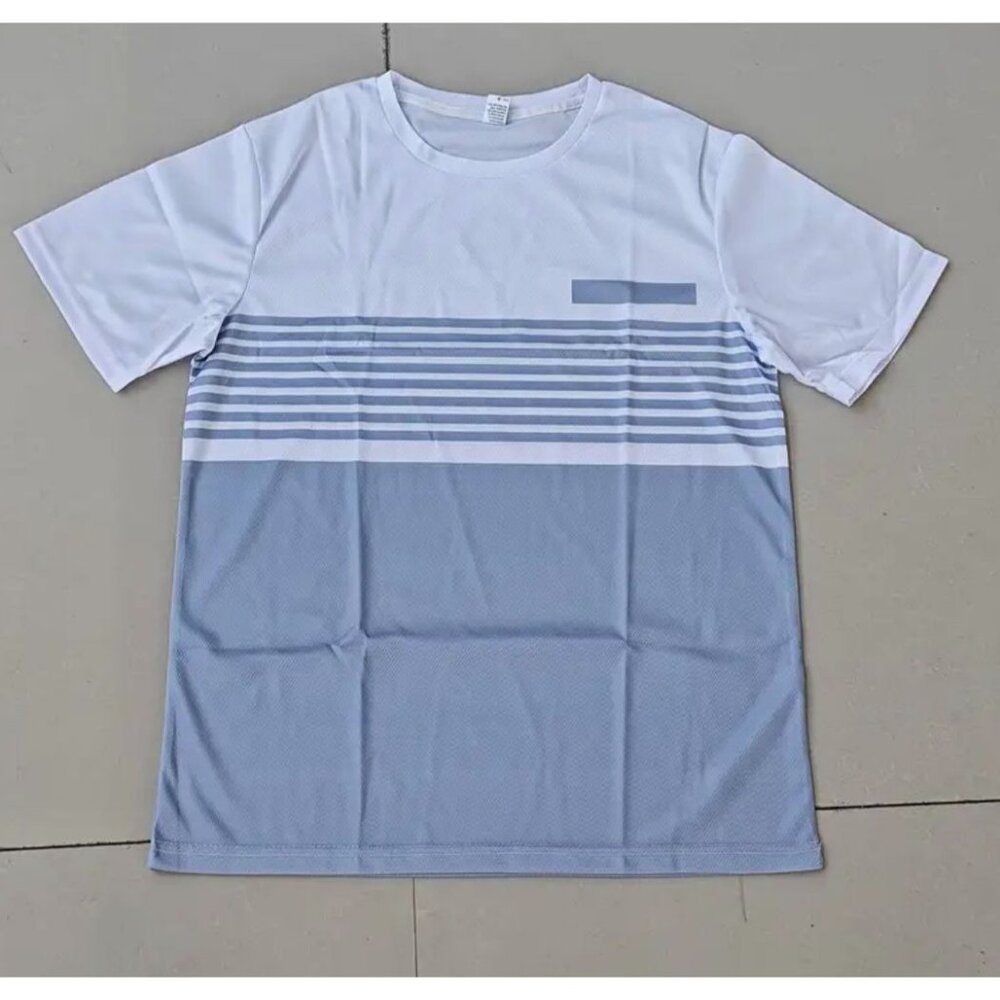 Mens Striped T-Shirt, XL